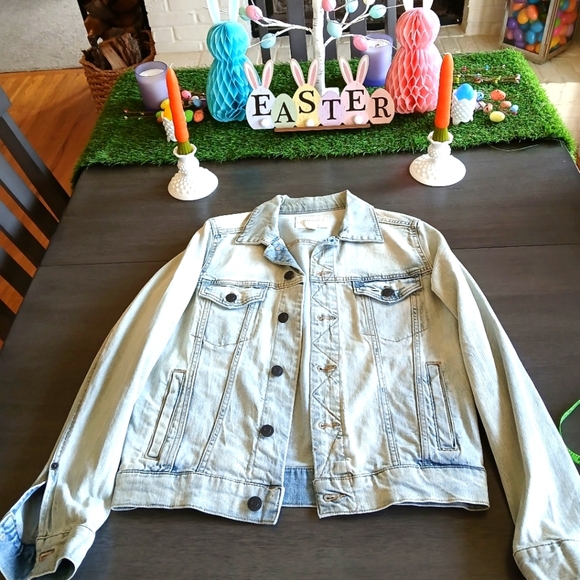 Aeropostal Light Blue Denim Jacket Nwot Size Xs - Picture 1 of 5